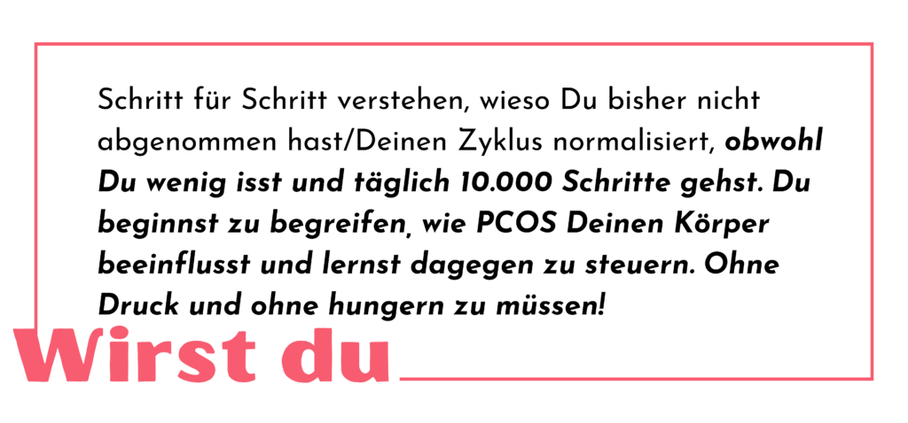 PCOS online Kurs Ernährung bei PCOS